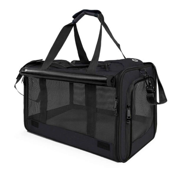 Soft-Sided Pet Carrier Bag – Lightweight, Portable Travel Crate for Small Dogs; Cat, Dog Carrier bag - Imagen 6